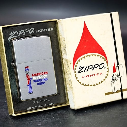 ZIPPO XƯA 1974 - HÀNG XƯA THẬP NIÊN 70s _ CHỦ ĐỀ CÔNG TY GỖ CỦA MỸ