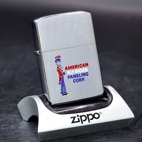 ZIPPO XƯA 1974 - HÀNG XƯA THẬP NIÊN 70s _ CHỦ ĐỀ CÔNG TY GỖ CỦA MỸ