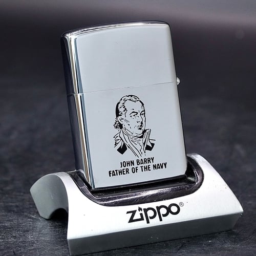 ZIPPO XƯA 1977 - HÀNG XƯA THẬP NIÊN 70s _ CHỦ ĐỀ TÀU CHIẾN BARRY DD 933