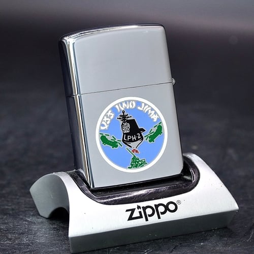 ZIPPO XƯA 1976 - HÀNG XƯA THẬP NIÊN 70s _ CHỦ ĐỀ TÀU CHIẾN IWO JIMA