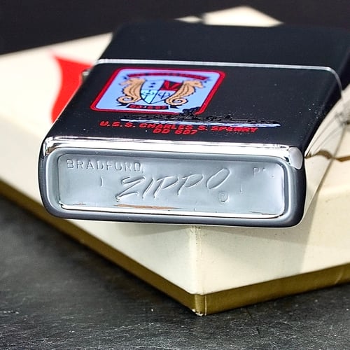 ZIPPO XƯA 1972 - HÀNG XƯA THẬP NIÊN 70s _ CHỦ ĐỀ TÀU CHIẾN SPERRY DD 697