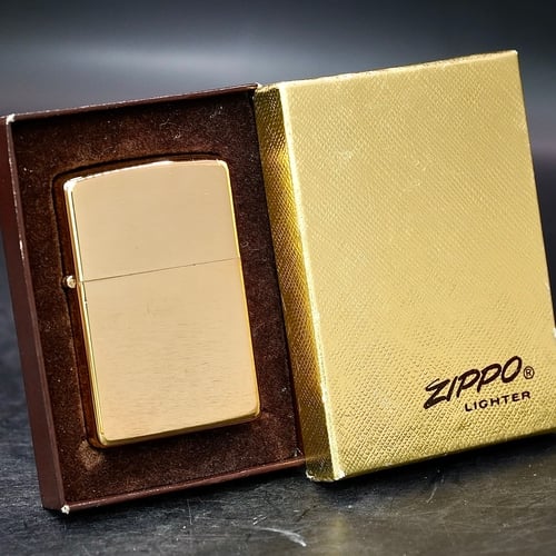 ZIPPO XƯA 1977 - HÀNG XƯA THẬP NIÊN 70s _ CHỦ ĐỀ GOLD PLATED