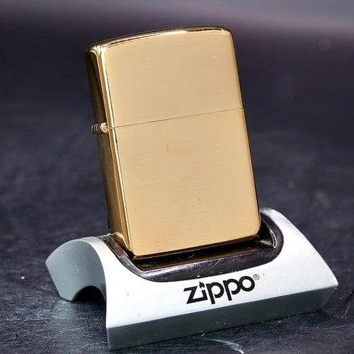 ZIPPO XƯA 1977 - HÀNG XƯA THẬP NIÊN 70s _ CHỦ ĐỀ GOLD PLATED