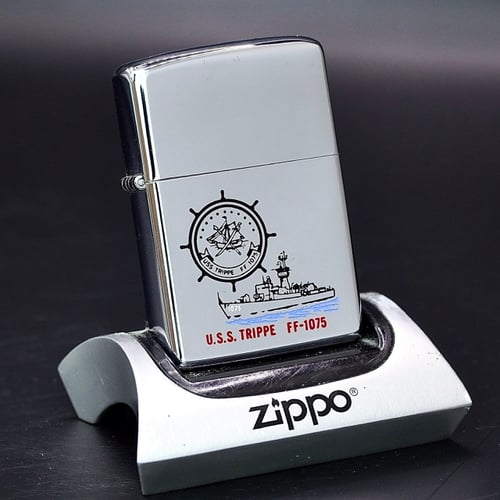 ZIPPO XƯA 1979 - HÀNG XƯA THẬP NIÊN 70s _ CHỦ ĐỀ TÀU CHIẾN TRIPPE FF-1075