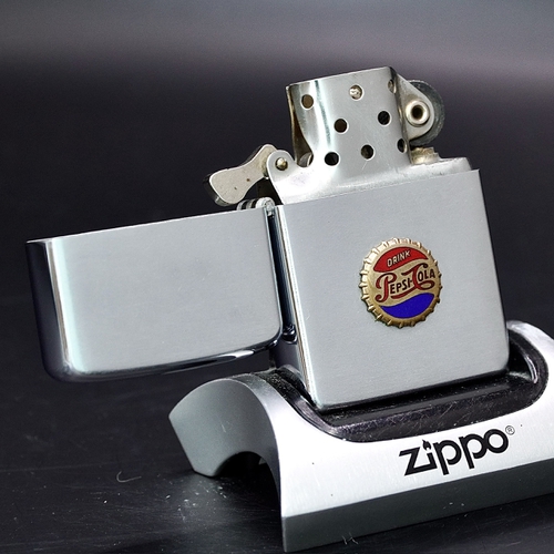 ZIPPO XƯA LƯỚT LỬA 1956 - HÀNG XƯA THẬP NIÊN 50s _ CHỦ ĐỀ PEPSI COLA