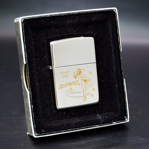 ZIPPO XƯA 1994 - HÀNG XƯA THẬP NIÊN 90s _ CHỦ ĐỀ WINDY GIRL