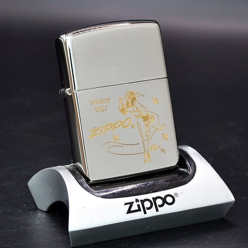 ZIPPO XƯA 1994 - HÀNG XƯA THẬP NIÊN 90s _ CHỦ ĐỀ WINDY GIRL