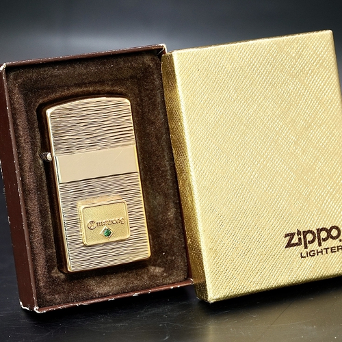 ZIPPO XƯA 1976 - HÀNG XƯA THẬP NIÊN 70s _ CHỦ ĐỀ ARMSTRONG GOLD PLATED