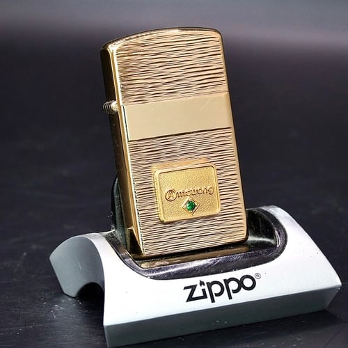 ZIPPO XƯA 1976 - HÀNG XƯA THẬP NIÊN 70s _ CHỦ ĐỀ ARMSTRONG GOLD PLATED