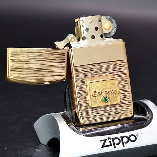 ZIPPO XƯA 1976 - HÀNG XƯA THẬP NIÊN 70s _ CHỦ ĐỀ ARMSTRONG GOLD PLATED