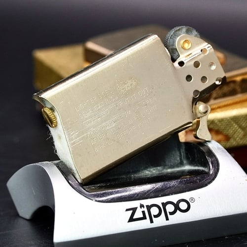 ZIPPO XƯA 1976 - HÀNG XƯA THẬP NIÊN 70s _ CHỦ ĐỀ ARMSTRONG GOLD PLATED