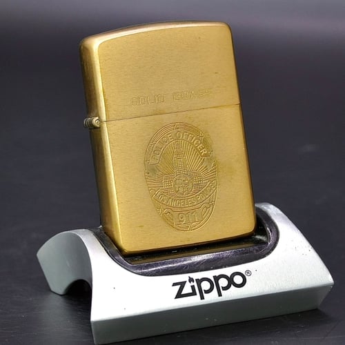 ZIPPO XƯA 32-90 - HÀNG XƯA THẬP NIÊN 90s _ CHỦ ĐỀ L.A POLICE
