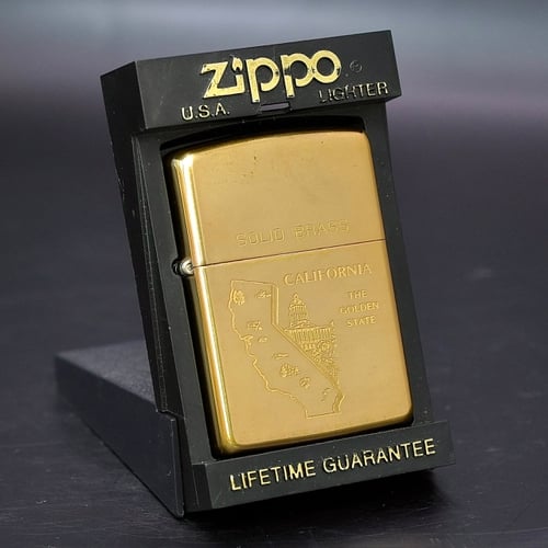 ZIPPO XƯA 32-90 - HÀNG XƯA THẬP NIÊN 90s _ CHỦ ĐỀ THE GOLDEN STATE