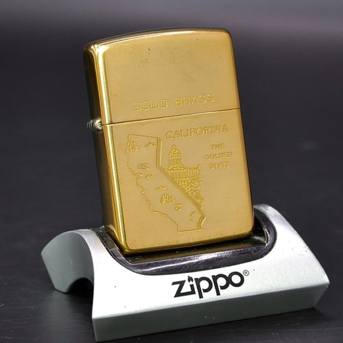 ZIPPO XƯA 32-90 - HÀNG XƯA THẬP NIÊN 90s _ CHỦ ĐỀ THE GOLDEN STATE