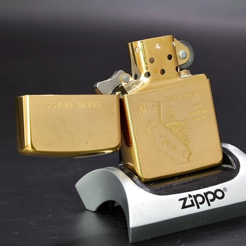 ZIPPO XƯA 32-90 - HÀNG XƯA THẬP NIÊN 90s _ CHỦ ĐỀ THE GOLDEN STATE