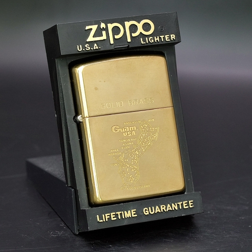 ZIPPO XƯA 32-90 - HÀNG XƯA THẬP NIÊN 90s _ CHỦ ĐỀ GUAM ISLAND