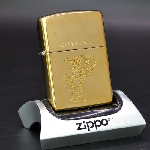 ZIPPO XƯA 32-90 - HÀNG XƯA THẬP NIÊN 90s _ CHỦ ĐỀ GUAM ISLAND
