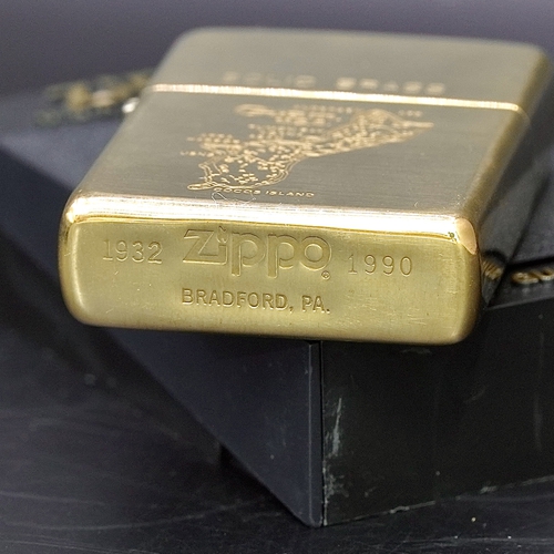 ZIPPO XƯA 32-90 - HÀNG XƯA THẬP NIÊN 90s _ CHỦ ĐỀ GUAM ISLAND