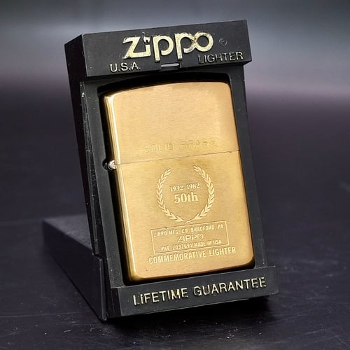 ZIPPO XƯA 32-90 - HÀNG XƯA THẬP NIÊN 90s _ CHỦ ĐỀ 50th ANNIVERSARY