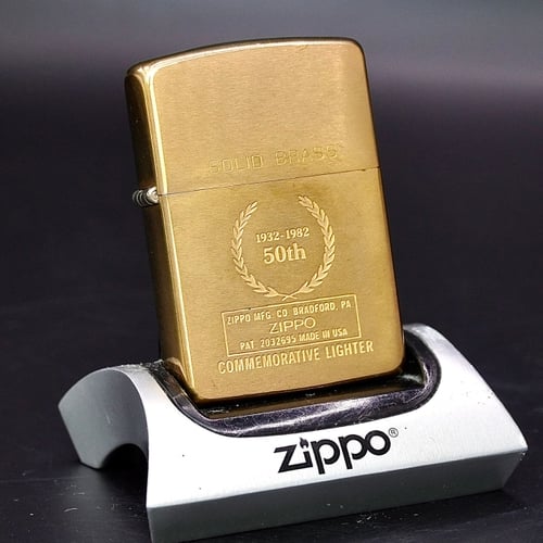 ZIPPO XƯA 32-90 - HÀNG XƯA THẬP NIÊN 90s _ CHỦ ĐỀ 50th ANNIVERSARY