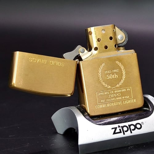 ZIPPO XƯA 32-90 - HÀNG XƯA THẬP NIÊN 90s _ CHỦ ĐỀ 50th ANNIVERSARY