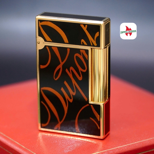 Mẫu ST DuPont chính hãng 2 ligne dòng form cao khảm Men hoạ tiết chữ DuPont sang trọng.