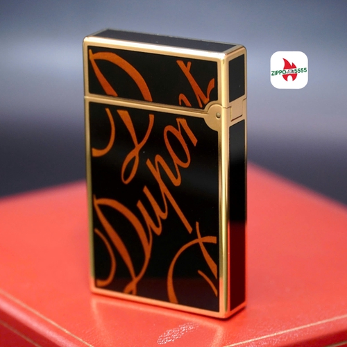 Mẫu ST DuPont chính hãng 2 ligne dòng form cao khảm Men hoạ tiết chữ DuPont sang trọng.