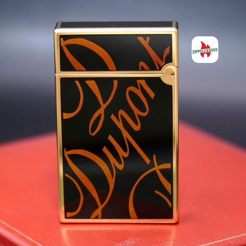 Mẫu ST DuPont chính hãng 2 ligne dòng form cao khảm Men hoạ tiết chữ DuPont sang trọng.