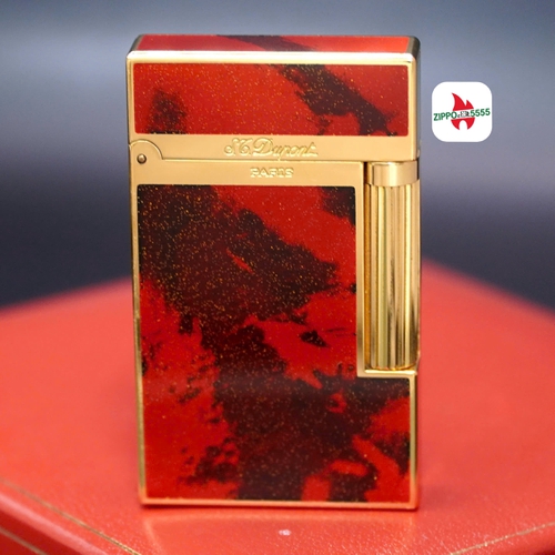 Mẫu ST DuPont chính hãng 2 ligne dòng form cao khảm Men Kim Sa sang trọng.