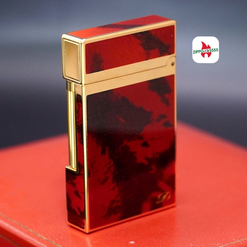 Mẫu ST DuPont chính hãng 2 ligne dòng form cao khảm Men Kim Sa sang trọng.