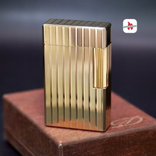 S.T. Dupont Hàng Xưa Thập 1970s~ Rất Hiếm Gặp  - Dòng Ligne 1 Toàn thân bọc Vàng