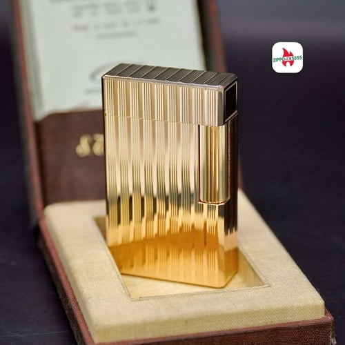 S.T. Dupont Hàng Xưa Thập 1970s~ Rất Hiếm Gặp  - Dòng Ligne 1 Toàn thân bọc Vàng