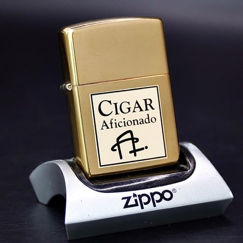 ZIPPO XƯA 1996 - HÀNG XƯA THẬP NIÊN 90s _ CHỦ ĐỀ CIGAR AFICIONADO