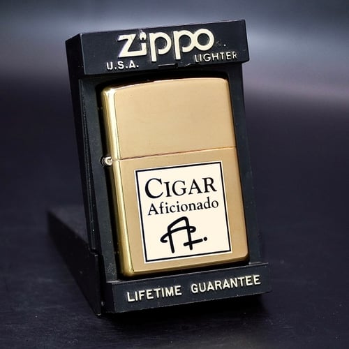 ZIPPO XƯA 1996 - HÀNG XƯA THẬP NIÊN 90s _ CHỦ ĐỀ CIGAR AFICIONADO