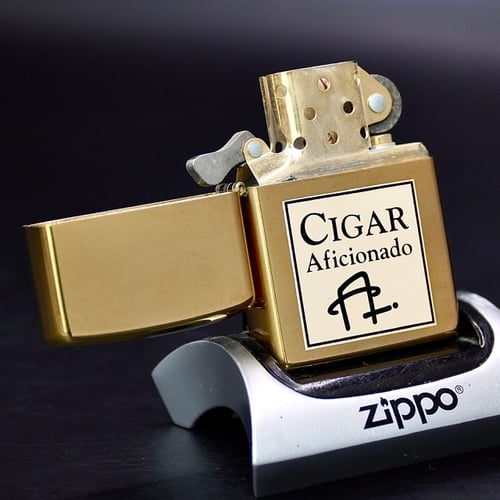 ZIPPO XƯA 1996 - HÀNG XƯA THẬP NIÊN 90s _ CHỦ ĐỀ CIGAR AFICIONADO