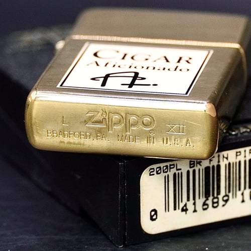 ZIPPO XƯA 1996 - HÀNG XƯA THẬP NIÊN 90s _ CHỦ ĐỀ CIGAR AFICIONADO