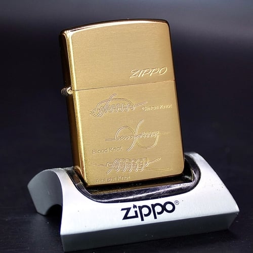ZIPPO XƯA GOLD PLATED 1994 - HÀNG XƯA THẬP NIÊN 90s _ CHỦ ĐỀ THE KNOTS