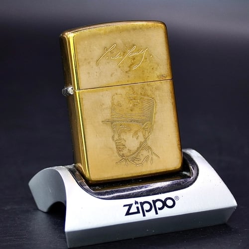 ZIPPO XƯA 1993 - HÀNG XƯA THẬP NIÊN 90s _ CHỦ ĐỀ TỔNG THỐNG PHÁP