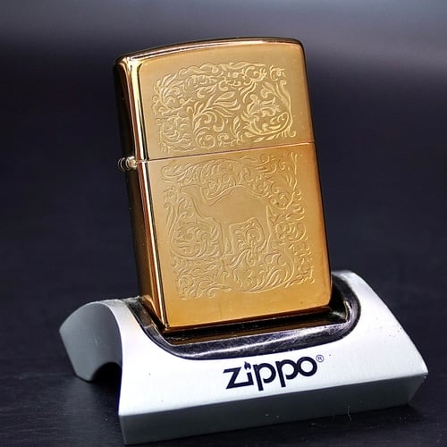 ZIPPO XƯA 1996 - HÀNG XƯA THẬP NIÊN 90s _ CHỦ ĐỀ VENETIAN CAMEL