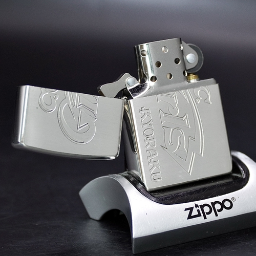ZIPPO XƯA MẠ BẠC 1998 - HÀNG XƯA THẬP NIÊN 90s _ CHỦ ĐỀ KYORAKU
