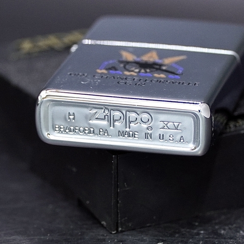 ZIPPO XƯA 1999 - HÀNG XƯA THẬP NIÊN 90s _ CHỦ ĐỀ LOGO TÀU CHIẾN CHANCELLORSVILLE