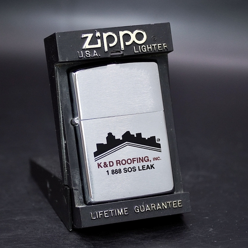 ZIPPO XƯA 1998 - HÀNG XƯA THẬP NIÊN 90s _ CHỦ ĐỀ K&D ROOFING