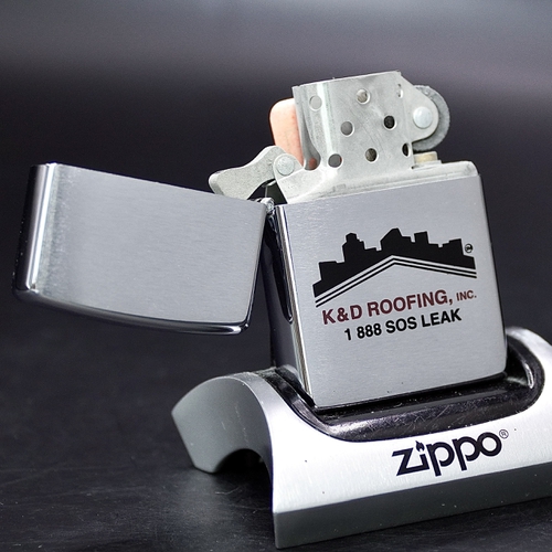 ZIPPO XƯA 1998 - HÀNG XƯA THẬP NIÊN 90s _ CHỦ ĐỀ K&D ROOFING