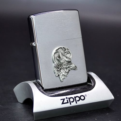 ZIPPO XƯA 2000 - HÀNG XƯA 2000s _ CHỦ ĐỀ CHÓ SÓI