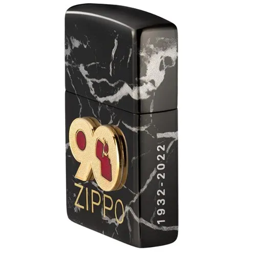 Zippo 90th Anniversary Commemorative High Polish Black