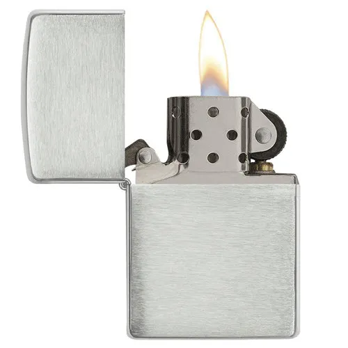 Zippo Armor® Brushed Sterling Silver