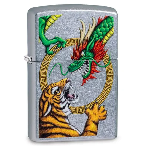 Zippo Asia Dragon Street Chrome™ Design
