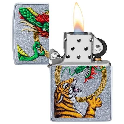 Zippo Asia Dragon Street Chrome™ Design
