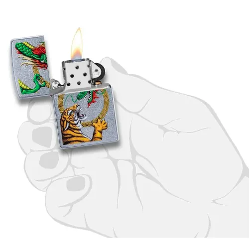 Zippo Asia Dragon Street Chrome™ Design