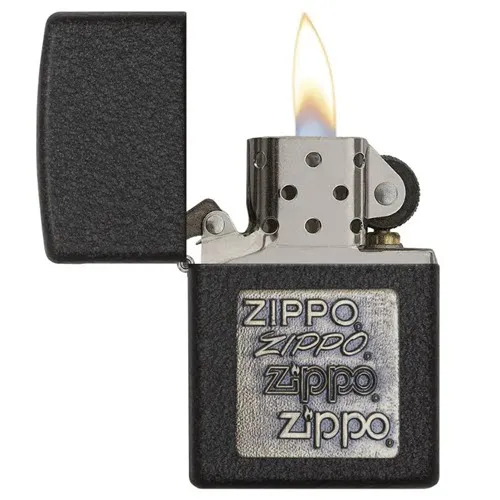 Zippo Black Crackle